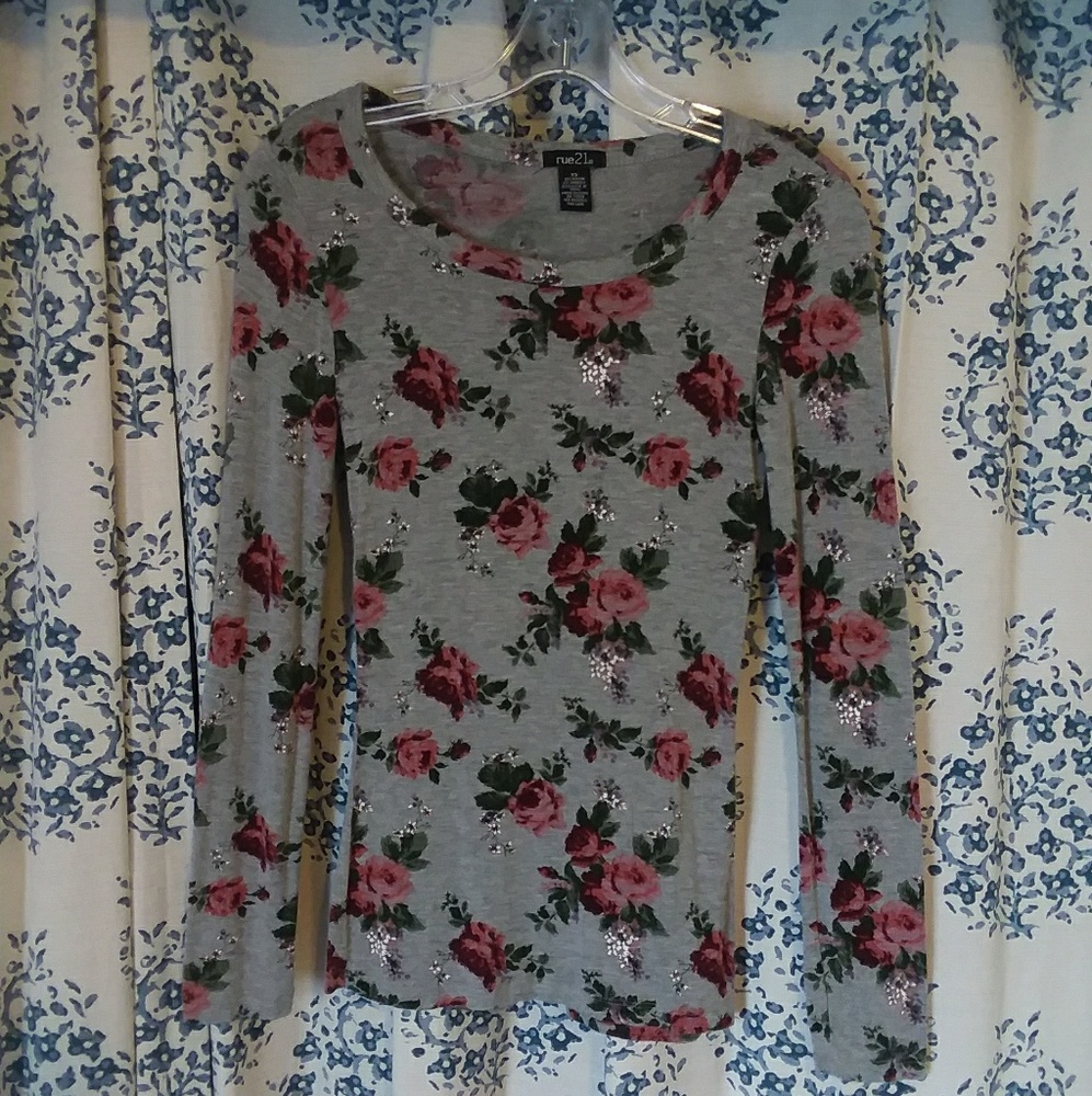 Floral Long Sleeve Top from Rue21